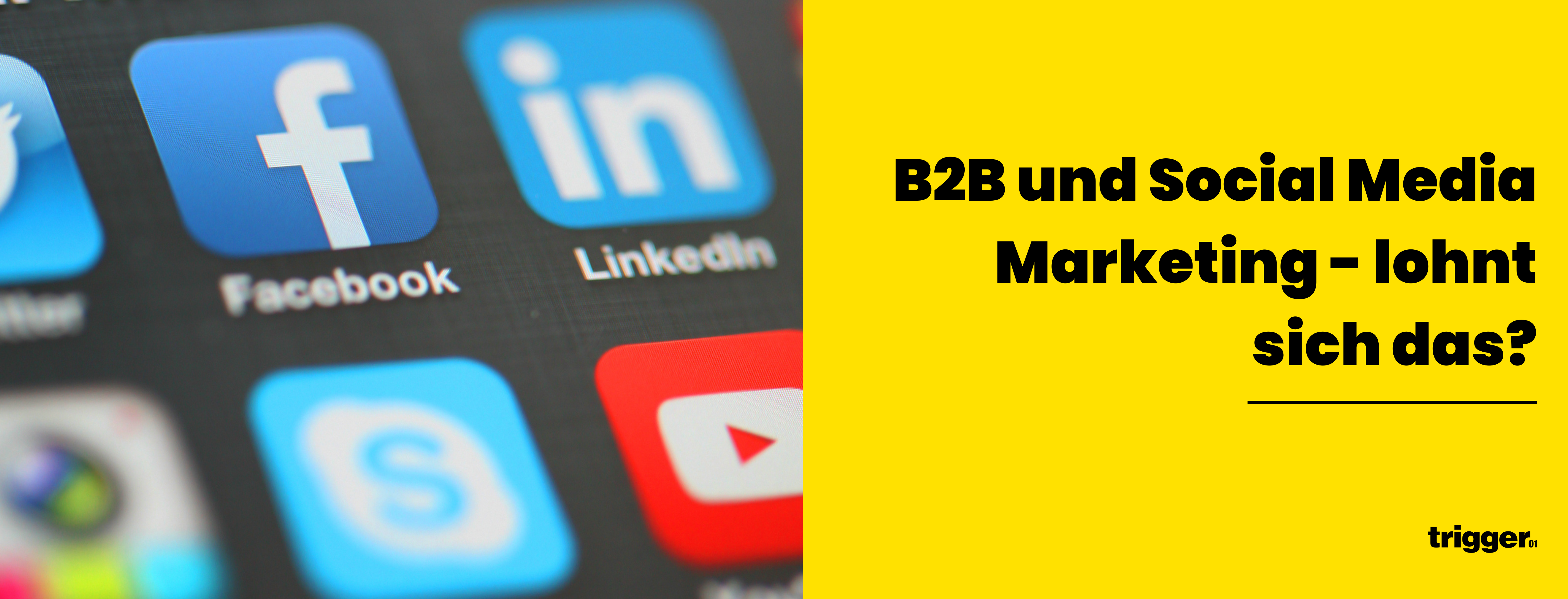 Blogartikel Lohnt sich B2B Social Media Marketing